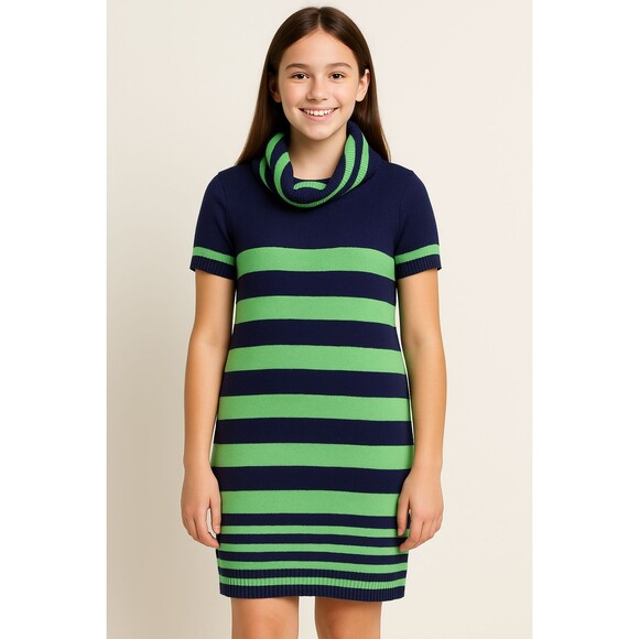 Takeout Girls Sweater Dress NWT Size Large 12/14 Cowl Neck Winter - Picture 1 of 11